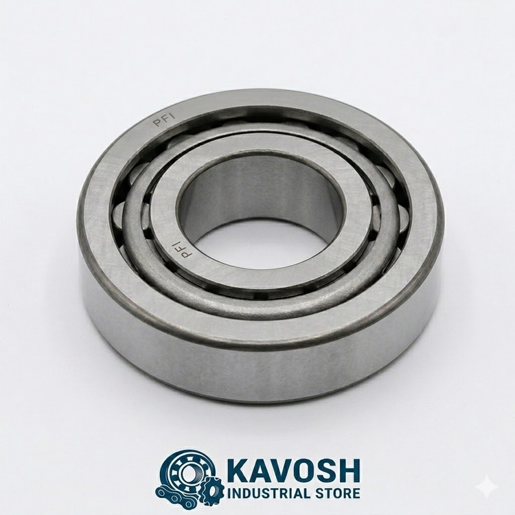 LM12748/10 - PFI - رولربیرینگ مخروطی تخصصی ابعاد اینچی هاب چرخ خودرویی (ست کامل کون و کاپ سری سبک-متوسط)