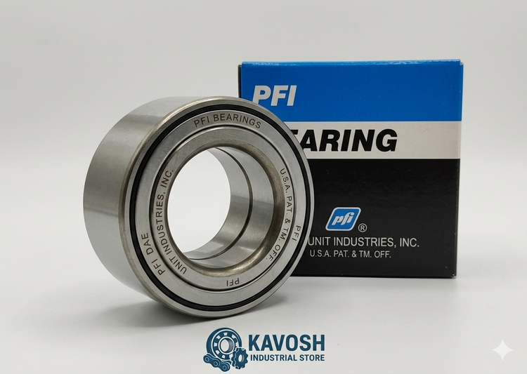 PW38700037CSR1 - PFI - بلبرینگ فوقتخصصی و دو ردیفه چرخ جلو انواع خودرو (کد فنی اصیل چرخ جلو ریو وارداتی، کیا، هیوندای و خودروهای آسیایی همسایز)
