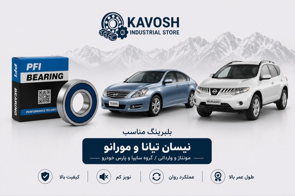 بلبرینگ دینام بزرگ نیسان تیانا و مورانو پی اف آی کد 6303-2RS C3-PFI