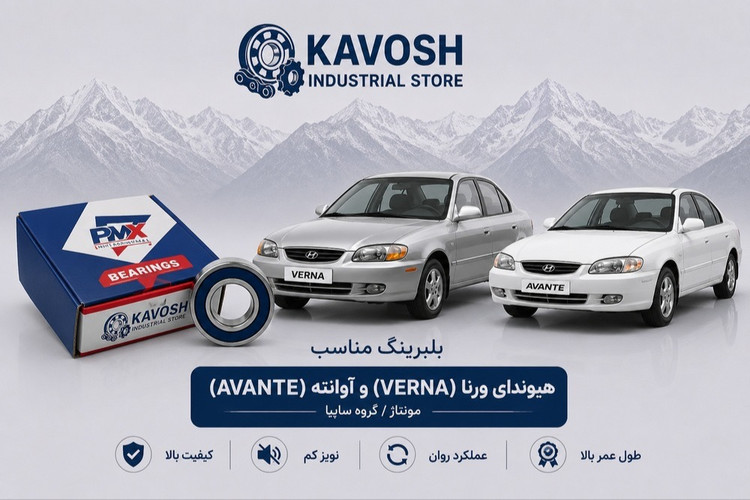 بلبرینگ دینام بزرگ هیوندای ورنا پی ام ایکس کد 6303-2RS C3-PMX