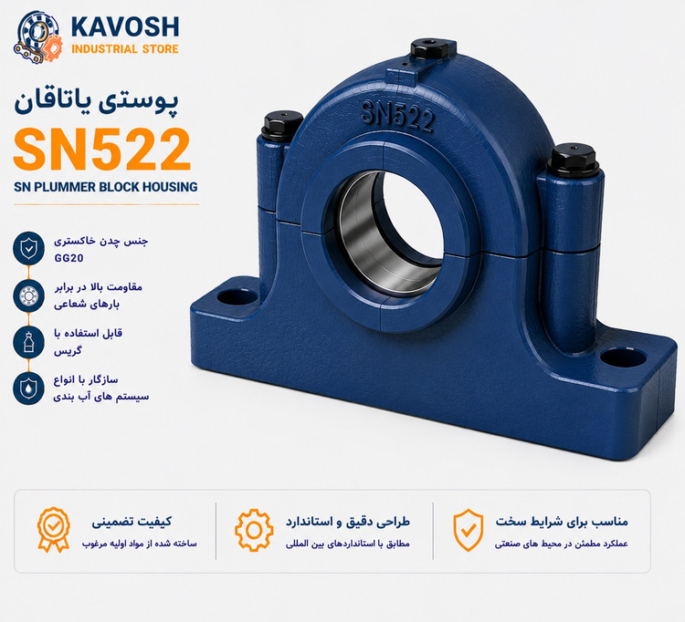 یاتاقان چدنی دو تکه SN522