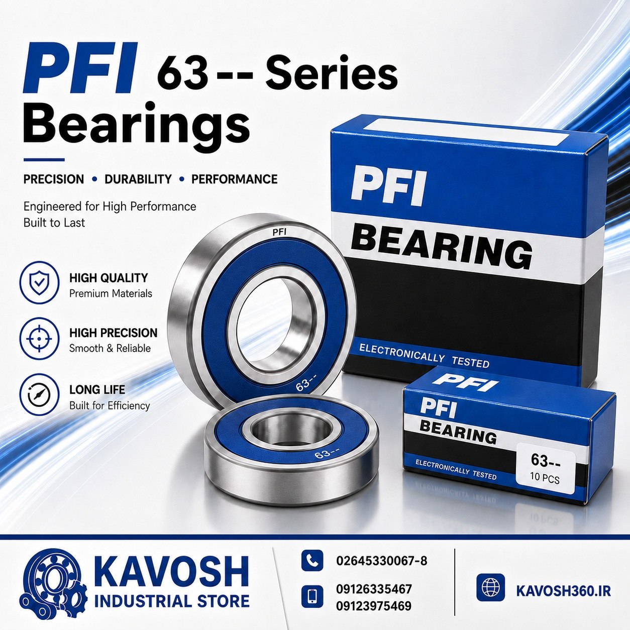 663/653 - PFI - رولربیرینگ مخروطی یک ردیفه اینچی کله‌گاوی، چرخ و دیفرانسیل غول‌پیکر کشنده‌ها و ماشین‌آلات معدنی سنگین