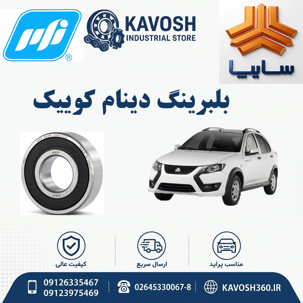 بلبرینگ دینام کوییک برند PFI