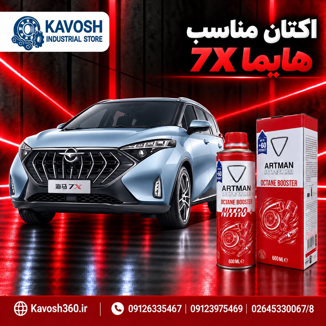 اکتان مناسب هایما 7X