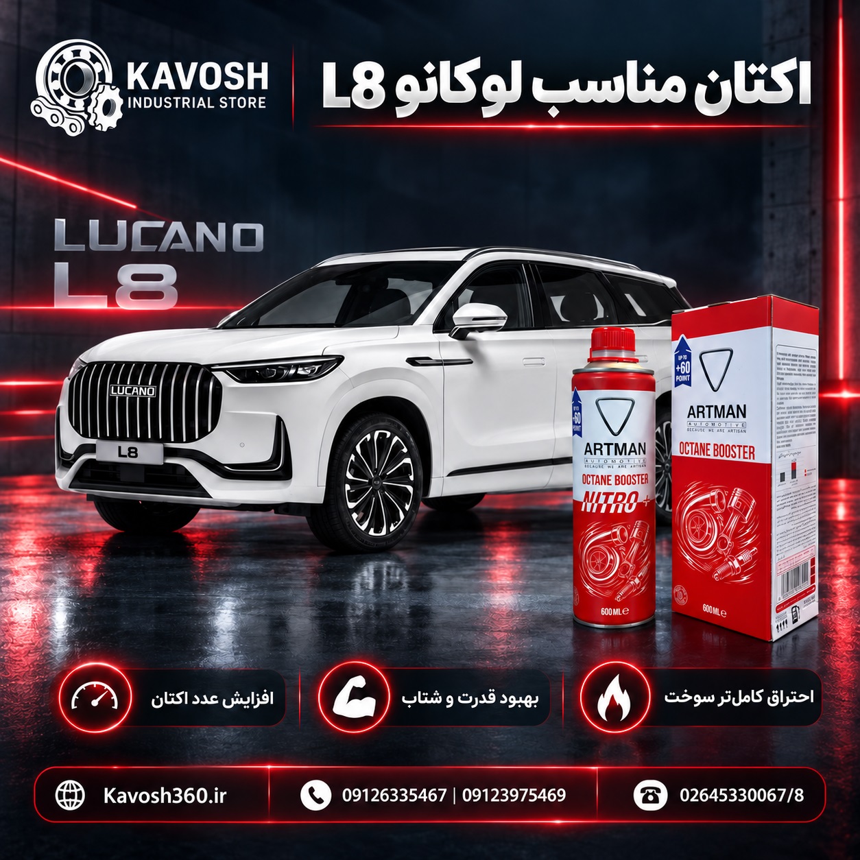اکتان مناسب لوکانو L8