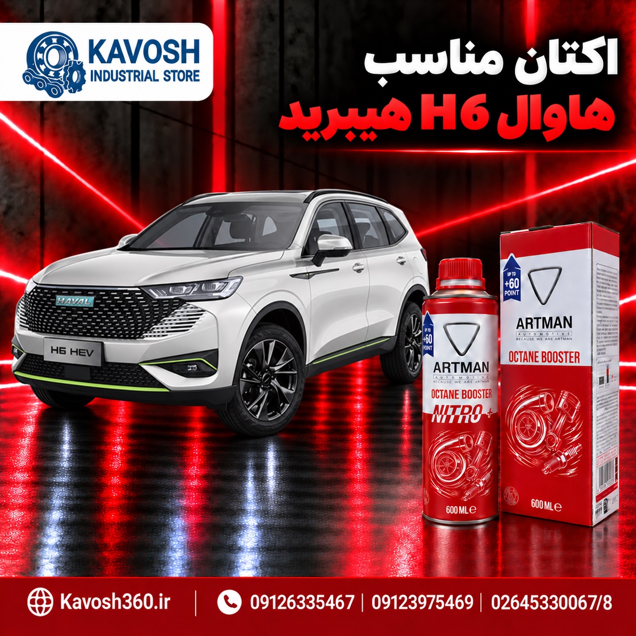 اکتان مناسب هاوال H6 هیبرید