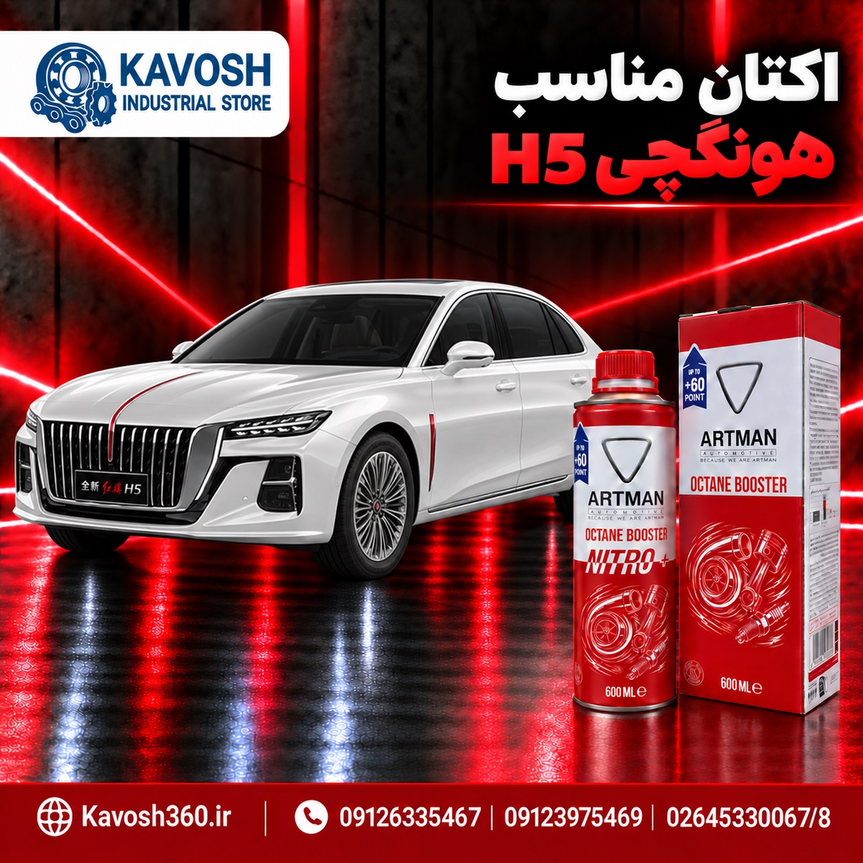 اکتان مناسب هونگچی H5