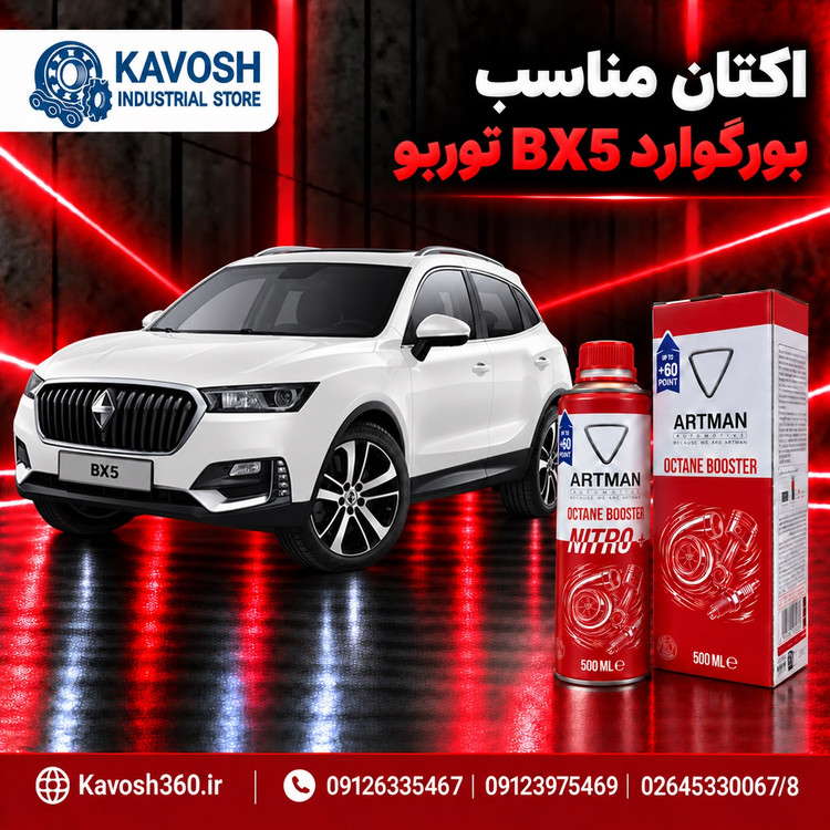 اکتان مناسب بورگوارد BX5 توربو