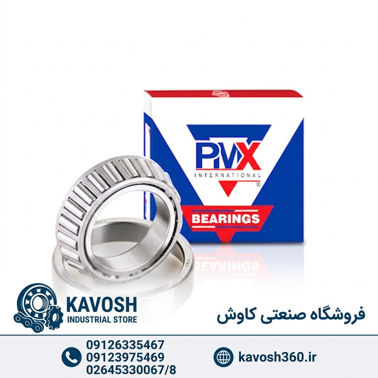 رولبرینگ مخروطی فیبری 69349/10/TN (LM69349/10 TN) برند PMX قفسه پلیآمید (ابعاد 16.637×63×38)